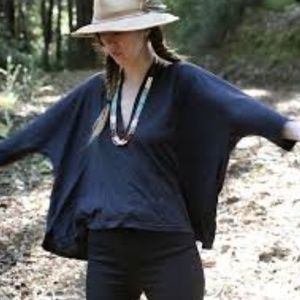 Jungmaven Horizon Top Dolman Black Medium